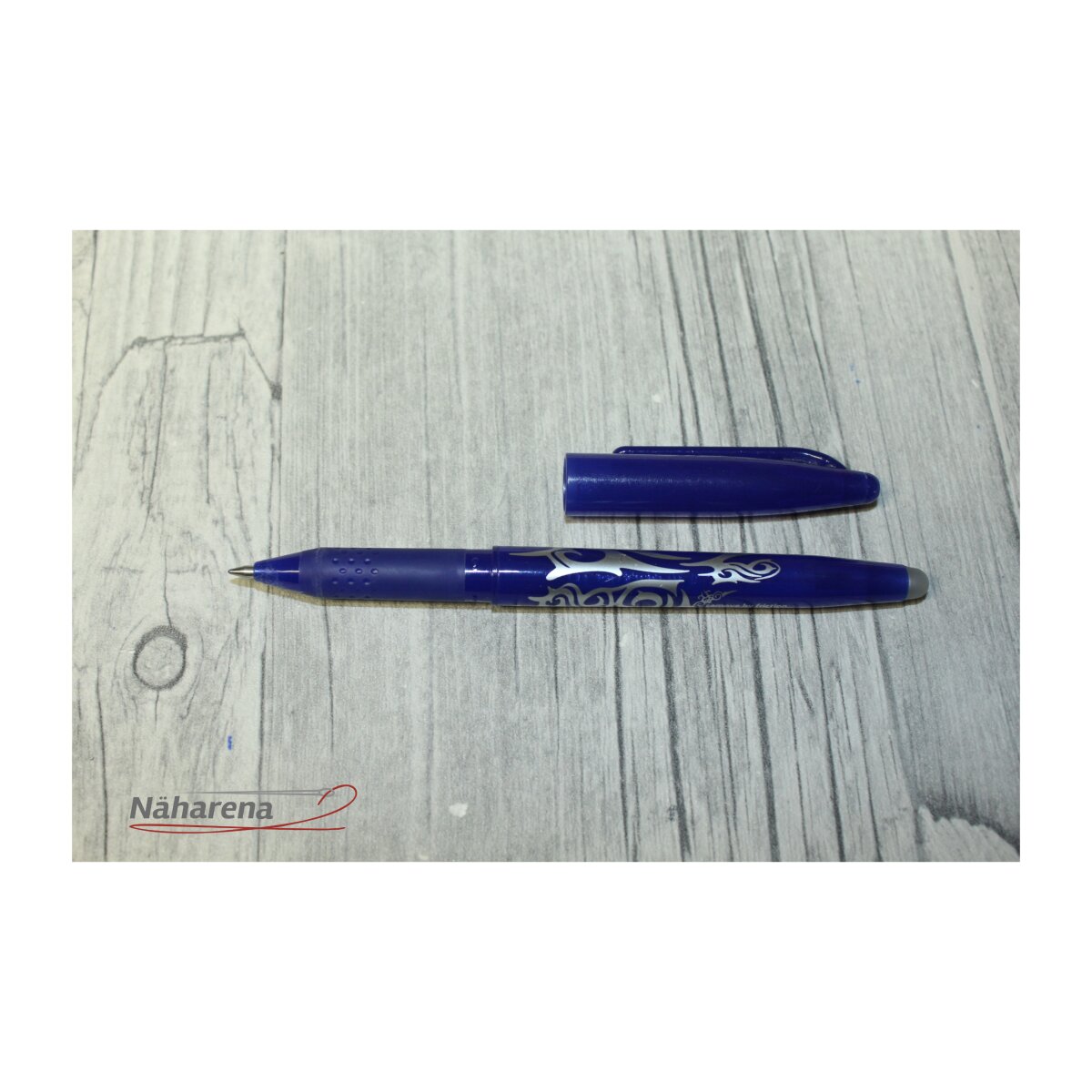 Ausbügelbarer Markierstift blau